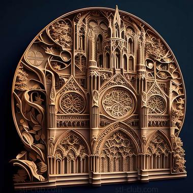 3D model notre dame (STL)